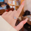 Light Luxury Small Number Fantasy Blue Planet Ring Female - Myluvfit