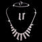 Bridal Crystal Necklace and Earrings Set | Hao Yue Collection