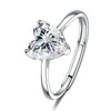 Loving Heart Zircon Women's Creative Ring - Myluvfit