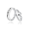 Adjustable Couple Rings: Perfect for Him & Her, Easily Sized! - Myluvfit