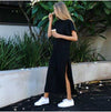 Casual Black Long Dresses - Myluvfit