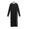 Casual Black Long Dresses - Myluvfit