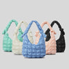 Simple Quilted Bubble Texture Cloud Pleated Handbag For Women - Myluvfit