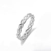 Gold Color Stainless Steel Twist Hollow Simple Rings for Women and Girls - Fashion Jewelry - Myluvfit