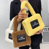 Lamb Fur Fluffy Bag Niche Fashion Mini Tote Handbag Female - Myluvfit