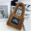 Lamb Fur Fluffy Bag Niche Fashion Mini Tote Handbag Female - Myluvfit