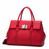 Leather handbags lychee pattern handbag - Myluvfit