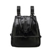 Multifunctional Backpack Textured Leather Cowhide Handbag New Fashion Cover Bag Women - Myluvfit