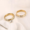 Stunning Gold Rings: Chic Stainless Steel Rings For Women! 🌟💍 - Myluvfit