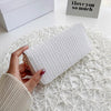 U Leather Pattern Clutch Bag Simple Fashion Lady Purse - Myluvfit