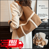 2pcs Women Plush Totes Casual Large-capacity Suede Handbag Winter Bags - Myluvfit