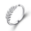 Elegance Meets Nature: LNRRABC Leaf Ring for Stylish Women