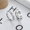 Get Stylish: Sterling Silver Heart Sutra Rings - Myluvfit