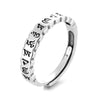 Get Stylish: Sterling Silver Heart Sutra Rings - Myluvfit