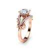 Stunning Flower Design Jewelry: Rose Gold Ring for Women - Myluvfit
