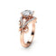 Elegant Rose Gold Flower Ring for Women: Exquisite Jewelry