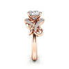 Stunning Flower Design Jewelry: Rose Gold Ring for Women - Myluvfit