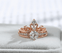 Elegantly Crafted Exquisite White Gold Crown Rings for Women - Jewelry