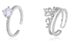 Crown Rings for Women: Stunning White Gold Ring Jewelry - Myluvfit