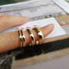 Stylish Glossy Tungsten Steel Couple Rings - Perfect for Him and Her! - Myluvfit