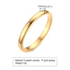 Stylish Glossy Tungsten Steel Couple Rings - Perfect for Him and Her! - Myluvfit
