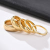 Stylish Glossy Tungsten Steel Couple Rings - Perfect for Him and Her! - Myluvfit