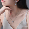 Sapphire Jewelry Floral Full Diamond Earrings - Myluvfit