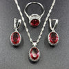 Jewelry Set Diamond, Zircon, Copper-plated - Myluvfit