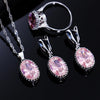 Jewelry Set Diamond, Zircon, Copper-plated - Myluvfit