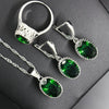 Jewelry Set Diamond, Zircon, Copper-plated - Myluvfit