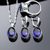 Jewelry Set Diamond, Zircon, Copper-plated - Myluvfit