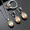 Jewelry Set Diamond, Zircon, Copper-plated - Myluvfit