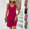 Fashion Slim Fit Slimming Sleeveless Dress Womens Clothing - Myluvfit