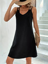 Fashion Slim Fit Slimming Sleeveless Dress Womens Clothing - Myluvfit