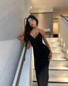 Floral Print Halter Spaghetti Straps Dress Sexy Slim Butterfly Back Dressess Spring Summer Womens Clothing - Myluvfit