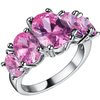 Sparkle in Style: Colorful Cubic Zirconia Rings for Women - Trendy Fashion Jewelry - Myluvfit