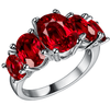 Sparkle in Style: Colorful Cubic Zirconia Rings for Women - Trendy Fashion Jewelry - Myluvfit