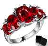Sparkle in Style: Colorful Cubic Zirconia Rings for Women - Trendy Fashion Jewelry - Myluvfit