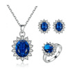 Radiant Jewelry Set: Necklace, Ring, and Stud Earrings - Brighten Your Look! - Myluvfit