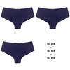 Half Buttock Underwear Female Three Pack Ice Silk Without Trace A Piece Of - Myluvfit