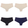 Half Buttock Underwear Female Three Pack Ice Silk Without Trace A Piece Of - Myluvfit