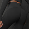 High Waist Seamless Yoga Pants Women's Solid Color Full Length Leggings Fitness Hip Up Running Sport Gym Legging Outfits - Myluvfit