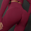 High Waist Seamless Yoga Pants Women's Solid Color Full Length Leggings Fitness Hip Up Running Sport Gym Legging Outfits - Myluvfit