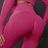 High Waist Seamless Yoga Pants Women's Solid Color Full Length Leggings Fitness Hip Up Running Sport Gym Legging Outfits - Myluvfit