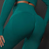 High Waist Seamless Yoga Pants Women's Solid Color Full Length Leggings Fitness Hip Up Running Sport Gym Legging Outfits - Myluvfit