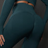 High Waist Seamless Yoga Pants Women's Solid Color Full Length Leggings Fitness Hip Up Running Sport Gym Legging Outfits - Myluvfit