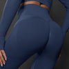 High Waist Seamless Yoga Pants Women's Solid Color Full Length Leggings Fitness Hip Up Running Sport Gym Legging Outfits - Myluvfit