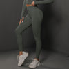 High Waist Seamless Yoga Pants Women's Solid Color Full Length Leggings Fitness Hip Up Running Sport Gym Legging Outfits - Myluvfit