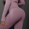 High Waist Seamless Yoga Pants Women's Solid Color Full Length Leggings Fitness Hip Up Running Sport Gym Legging Outfits - Myluvfit
