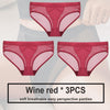 Low Waist Mesh Solid Color Briefs - Myluvfit